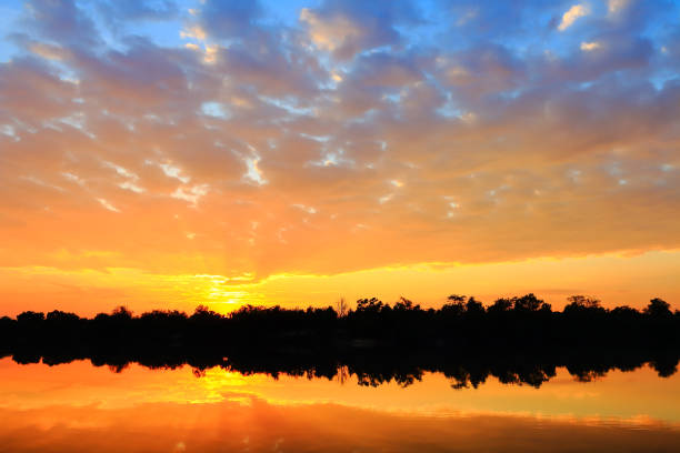 istock Beautiful atmosphere sky at sunset. 640117462
