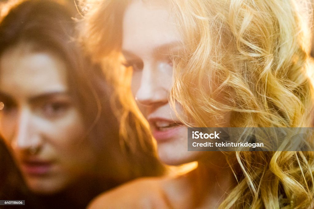 Young ukranian female models waiting at lviv ukraine Adult Stock Photo
