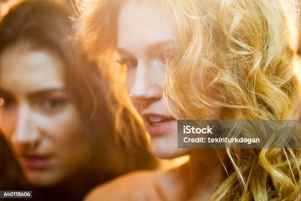 Young Ukranian Female Models Waiting At Lviv Ukraine Stock Photo - Download Image Now