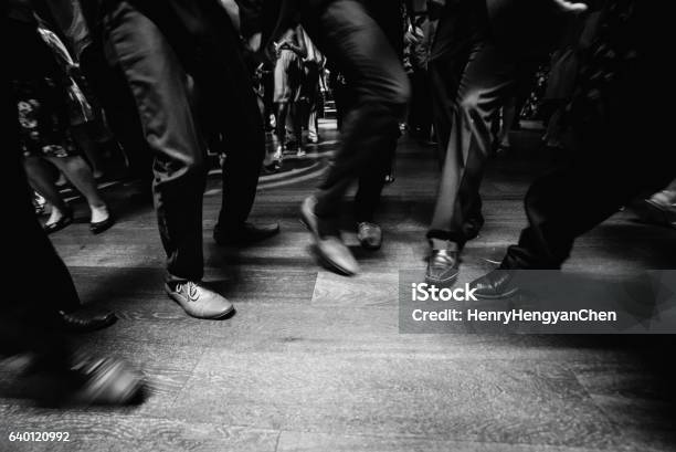 People In Suit Dancing On Dance Floor Stock Photo - Download Image Now - Wedding, Dancing, Dance Floor