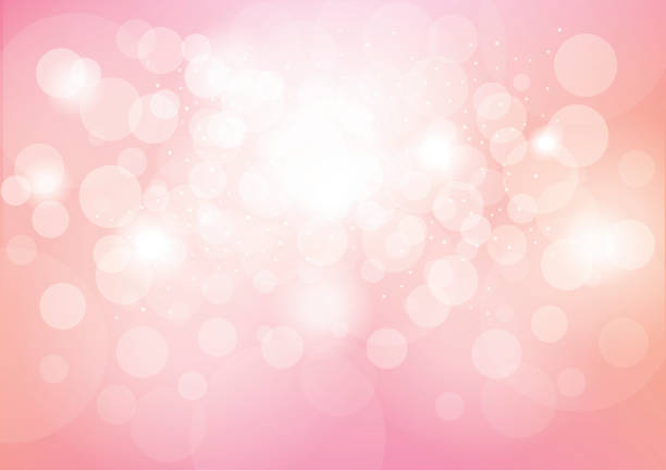 Pink Bokeh Effect Abstract Background Stock Illustration - Download Image  Now - Pink Background, Backgrounds, Generic - Description - iStock