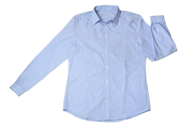 istock Blue dress shirt 640122472