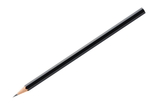istock Wood pencil isolated on white 640122648