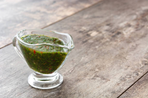 istock Green Chimichurri Sauce 640124216