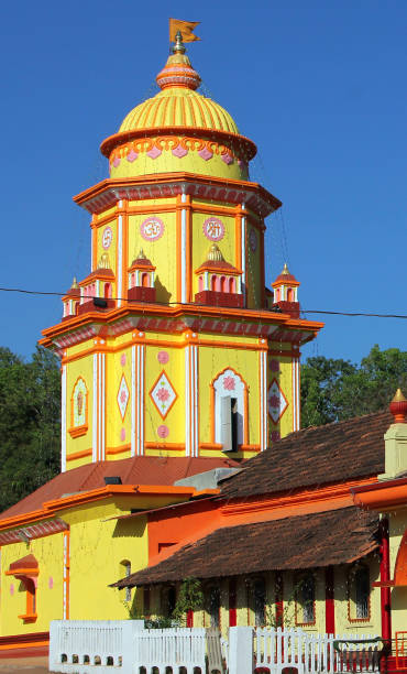 istock Hindu Temple Chauranginath in Arpora, Goa, India 640125504