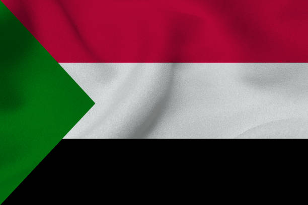 istock Sudan flag ,Sudan national flag 3D illustration symbol 640125776