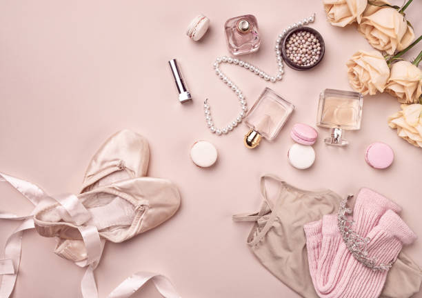 istock Vintage still Life with roses and Ballet Shoes 640126612