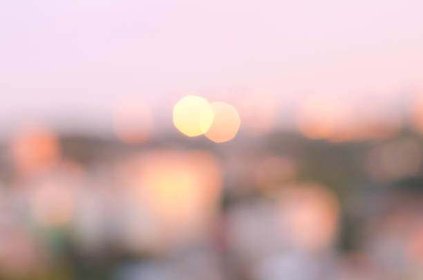 istock Abstract blurry bokeh background. Defocused and colorful light spots, pastel 640127124