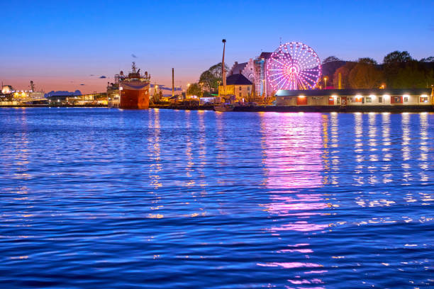 istock Bergen's port sunset in springrtime 640130134