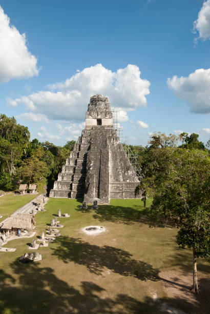 istock Tikal national park in Peten, Maya architecture. Guatemala 640130788
