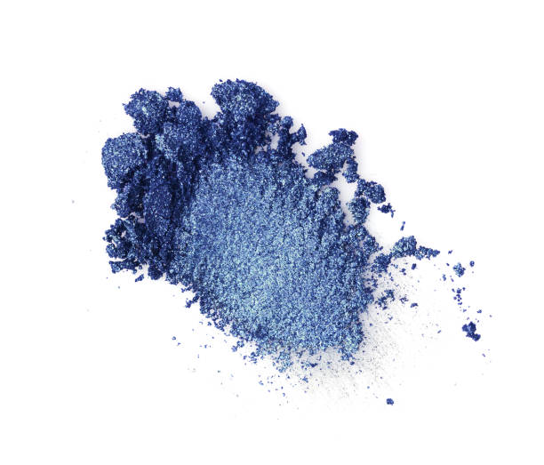 istock Smear of crushed blue eyeshadow 640134118