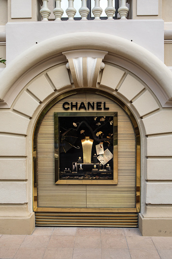 Chanel Shop In Monte Carlo Monaco Stock Photo - Download Image Now