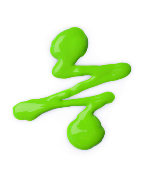 istock Spilled green nail polish 640137148