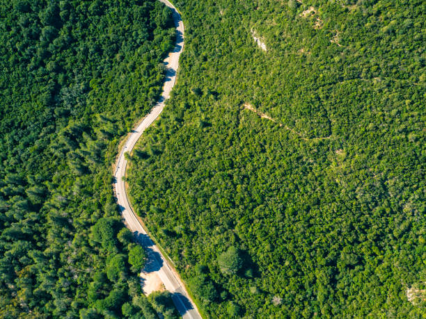 istock Mountain Road with Many Turns 640138696