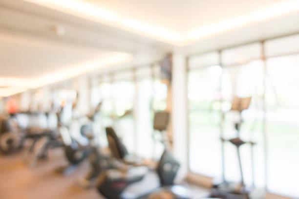 istock Blurred fitness gym 640139008