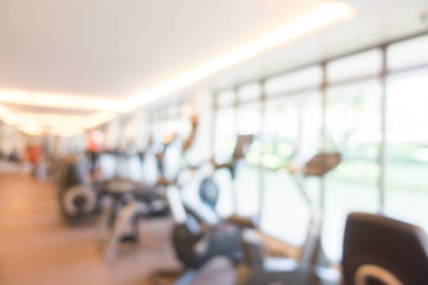 istock Blurred fitness gym 640139068