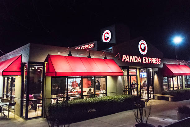 Panda Express Restaurant stock photo
