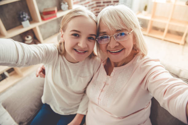 istock Granny and granddaughter 640147366
