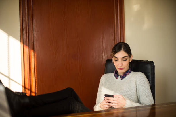 istock Young elegant business woman 640147604