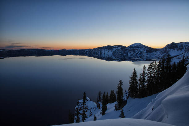 istock Crater Lake at Dawn 640154502