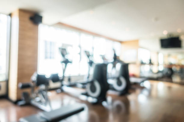 istock Blurred fitness gym 640159538