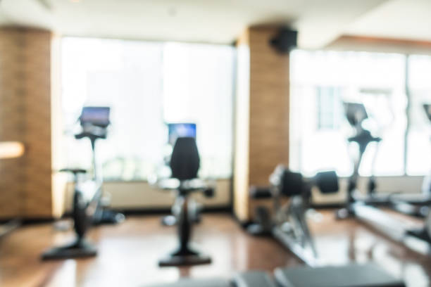 istock Blurred fitness gym 640159562