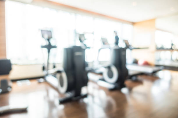 istock Blurred fitness gym 640159594