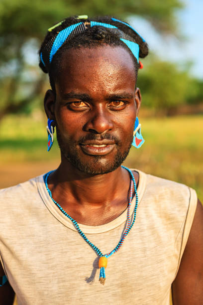 istock Man from Samai tribe, Ethiopia, Africa 640164690