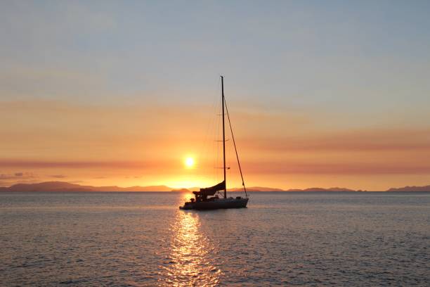 istock Sunset on the Whitsunday Islands 640167234