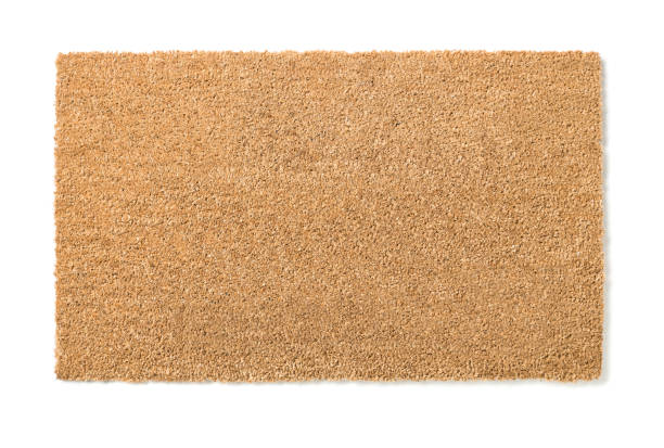istock Blank Home Sweet Home Welcome Mat Isolated on White 640167318