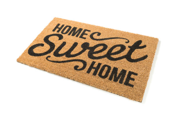 istock Home Sweet Home Welcome Mat Isolated on White 640167384