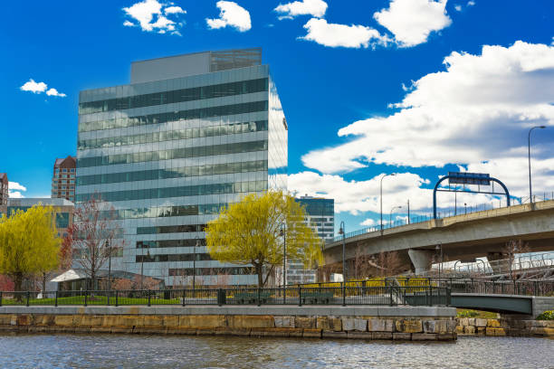 istock Modern Buildings in North Point Park and Charles River 640168906