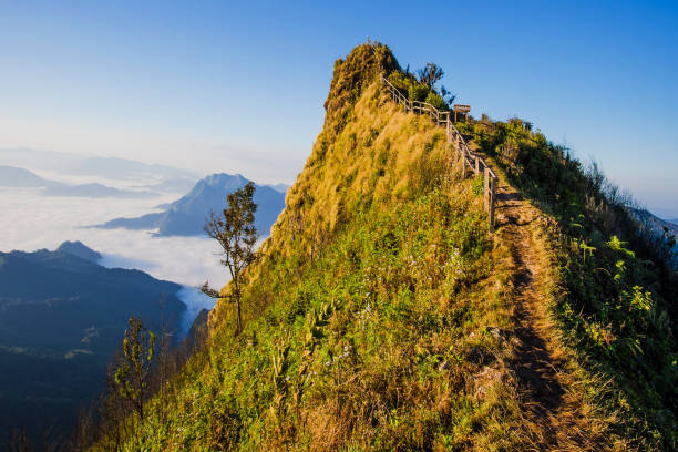 istock Sunrise at Phu chee dao peak of mountain in Chiang 640169836