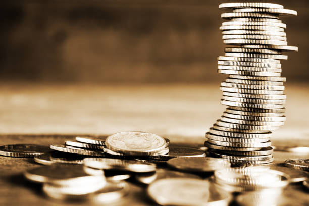 istock Saving money and banking for finance concept 640171224