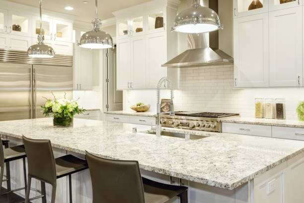 istock White kitchen design in new luxurious home 640172872