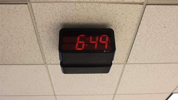 istock Airport Clock That Reads 6:49 640176332