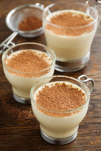 istock Tasty dessert with coffee and cream. 640179318