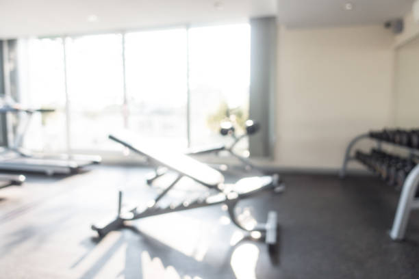 istock Blurred fitness gym 640182396