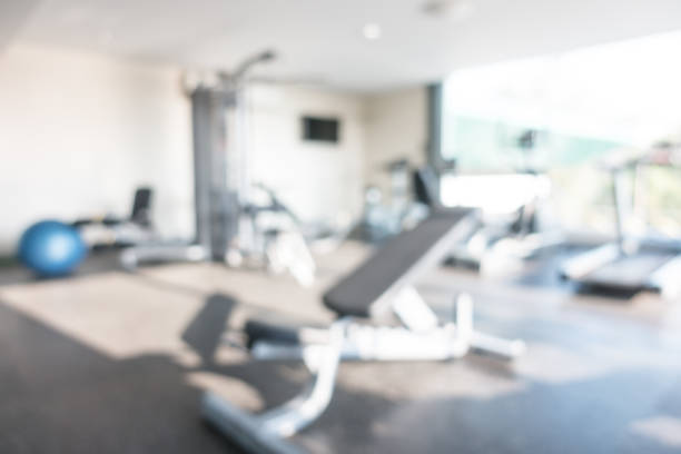 istock Blurred fitness gym 640182500