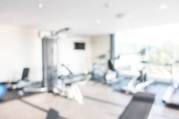 istock Blurred fitness gym 640182552