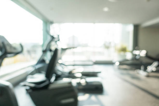 istock Blurred fitness gym 640182620