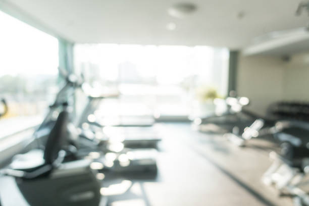 istock Blurred fitness gym 640182656