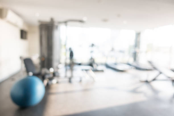 istock Blurred fitness gym 640182676