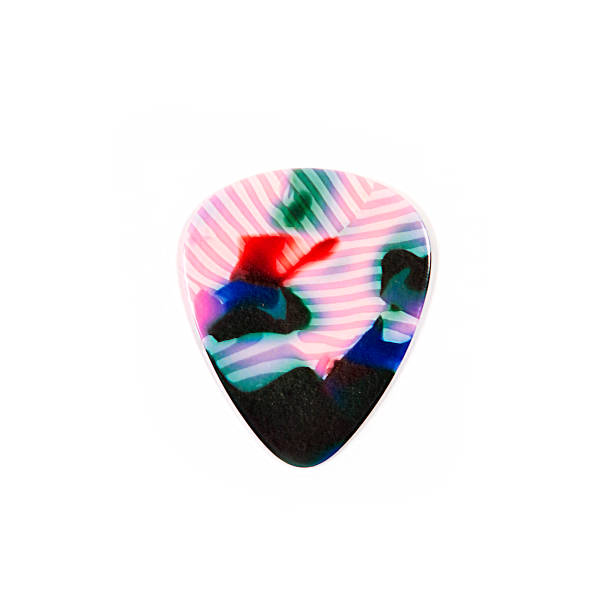 istock Guitar plectrums isolated on a white background 640185092