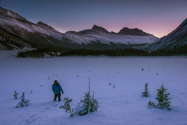 istock Canadian Rockies before sunrise in winter 640187304