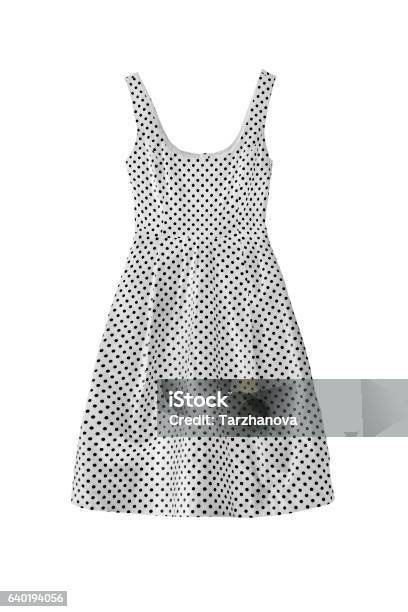 Vintage Dress Isolated Stock Photo - Download Image Now - Sundress, Cut Out, Dress