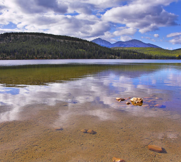istock Shallow lake in Rocky mountains 640194248