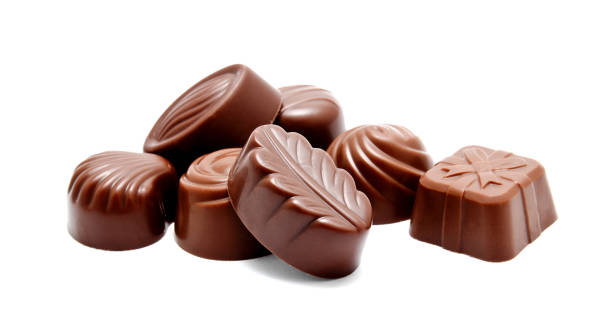 istock Assortment of chocolate candies sweets isolated 640196830