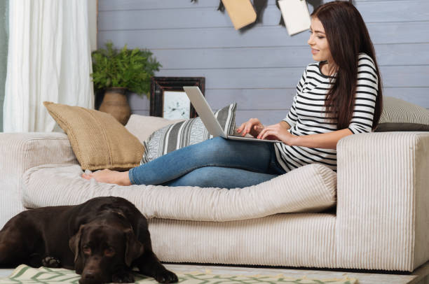 istock Elegant business woman relaxing during weekend 640197606