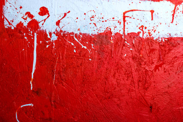 istock Backgrounds collection - Blots and stains of paint 640197904
